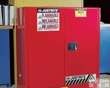 进口Justrite 40加仑红色可燃品<em>安全柜</em>,黄色<em>易燃</em>液体<em>安全柜</em>,蓝色腐蚀液体<em>安全柜</em>报价