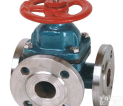 铸钢<em>三通</em><em>隔膜阀</em>G49J-10 <em>三通</em>衬胶<em>隔膜阀</em>