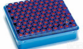 Agilent 预装配好的2 mL 广口<em>螺纹</em>口<em>玻璃</em><em>样品</em>瓶的方便包装