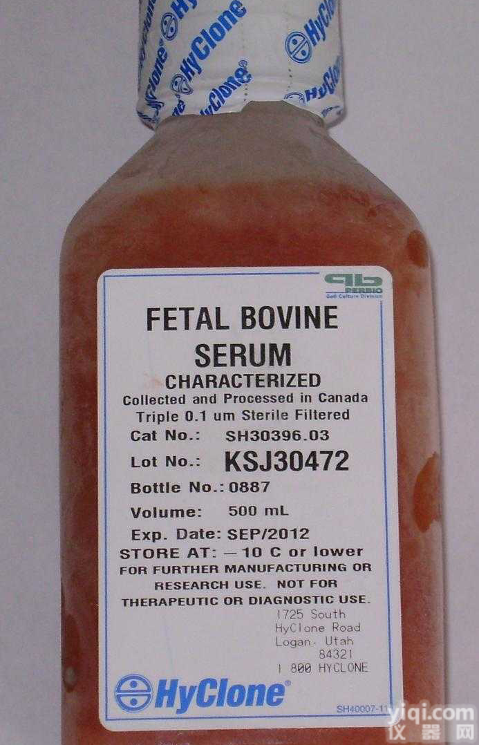Newborn Bovine Calf Serum, U.S. Origin   北京|<em>HyClone</em>血清