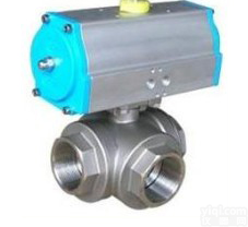 上海<em>球阀</em>气动<em>三通</em><em>球阀</em><em>Q614F</em>