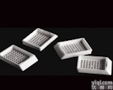 <em>方格</em>形，<em>方格</em>孔无盖包埋盒