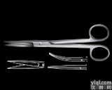 <em>两头</em>,手术剪，<em>两头</em>圆头，弯型