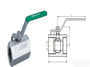 一<em>片式</em>内螺纹<em>2000PSI</em><em>球阀</em>-联华阀门