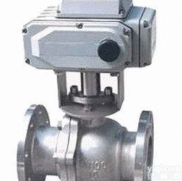 电动不锈钢法兰蒸汽<em>球阀</em>，<em>Q941F</em><em>球阀</em>