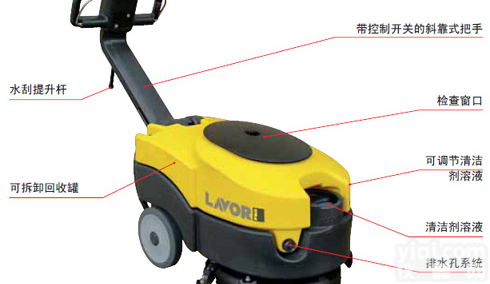 进口<em>意大利</em><em>乐华</em>洗地<em>吸干机</em>,电线式洗地机直销