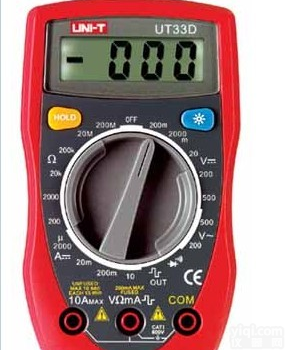 优<em>利德</em>UT33D<em>掌上型</em>数字<em>万用表</em>，UT33D超小袖珍数字<em>万用表</em>