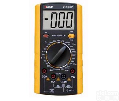 数字<em>万用表</em>VC890C+ 显示<em>位数</em>：3 1/2位