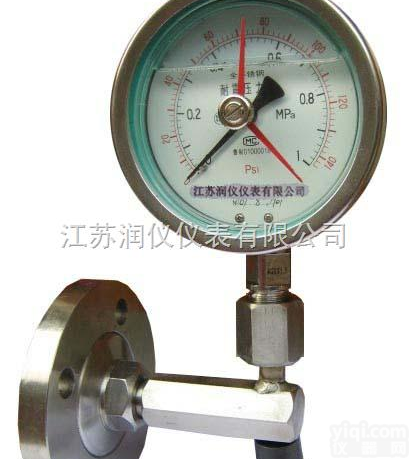 <em>防腐型</em>隔膜<em>压力表</em>生产厂家  （江苏供求）