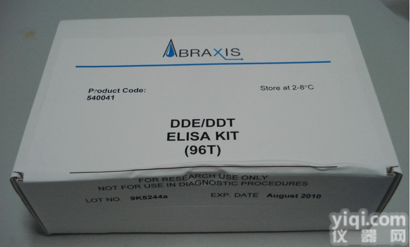 美国ABRAXIS<em>有机磷</em>酸酯ELISA农残<em>检测</em><em>试剂盒</em>