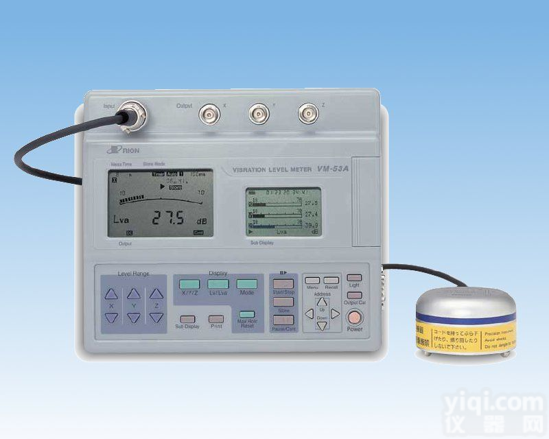 <em>西安</em>德图代理RION理音VM-54三轴向低频<em>测振仪</em>