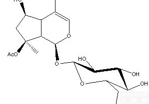 8-O-<em>乙酰</em>山栀苷<em>甲酯</em>，对照品，<em>标准品</em>，57420-46-9