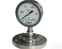 上海自动化仪表四厂，Y-M系列<em>卫生</em>型<em>隔膜</em><em>压力表</em>