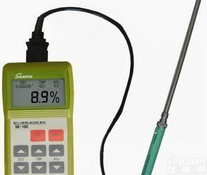 进口SK-100便携插入式砂石水分仪，SK-100<em>石英砂</em>水分仪<em>供货商</em>