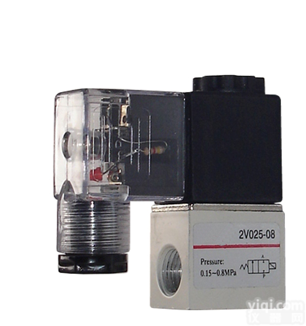 2V025-08二位<em>二通</em>电磁阀，<em>常开</em>电磁阀2V025-08