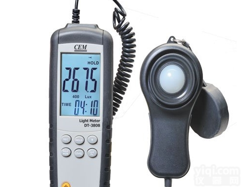 CEM华<em>盛昌</em>DT-3808带USB接口<em>照度</em>计,DT-3808<em>照度</em><em>测试仪</em>