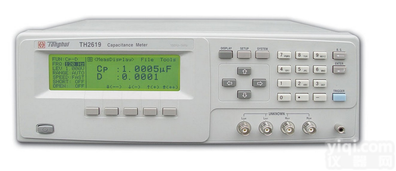 同惠TH2619电容<em>测试仪</em>,低频<em>电容器</em>参数<em>测试仪</em>TH2619