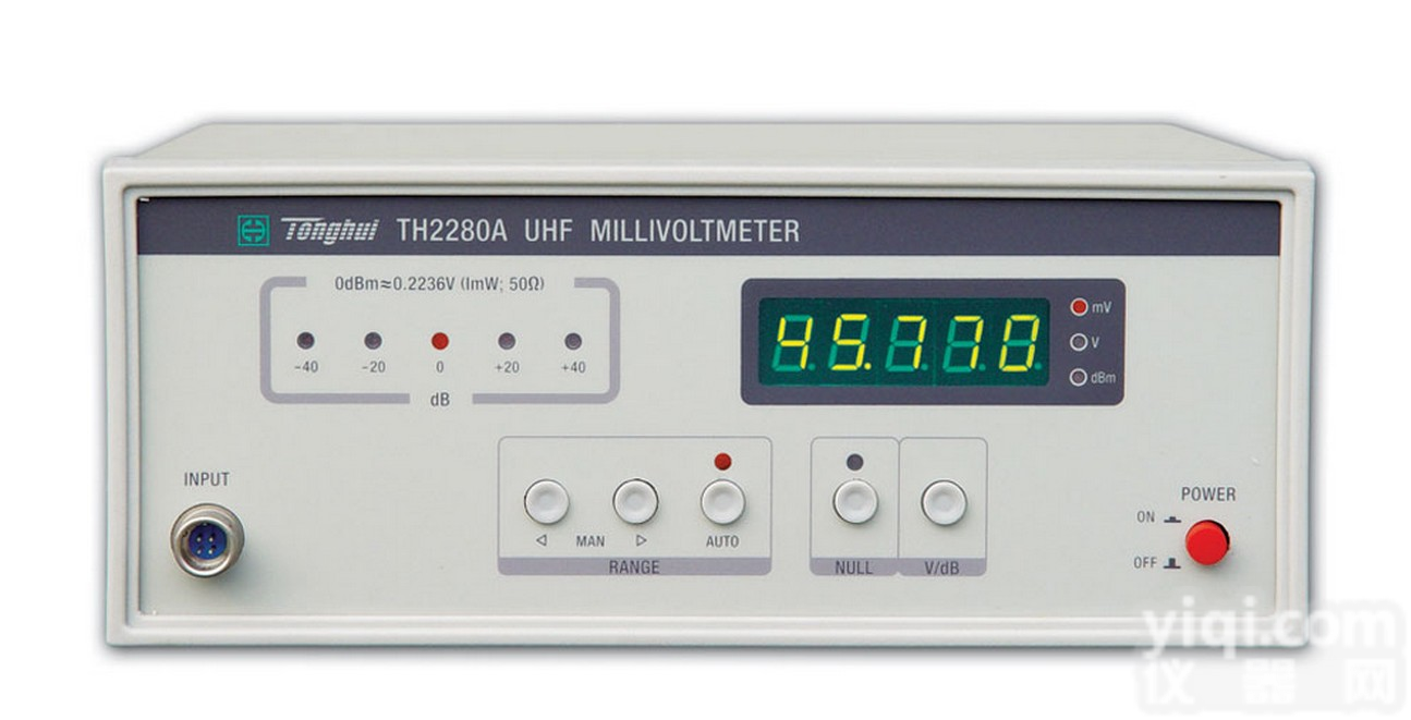 同惠<em>TH2280A</em><em>超高频</em>数字<em>毫伏</em>,数字功率表,<em>TH2280A</em>数字<em>毫伏</em>说明书