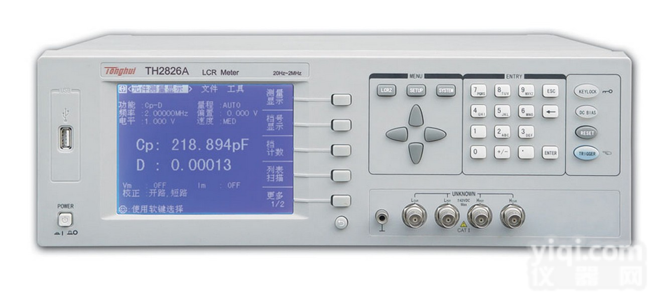 同惠TH2826A精密LCR<em>数字</em>电桥 ,<em>台式</em>LCR<em>数字</em>电桥TH2826A