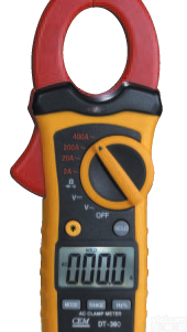 <em>金泰</em>仪器小型双注塑自动<em>量程</em>交/直流<em>钳型表</em>DT-360