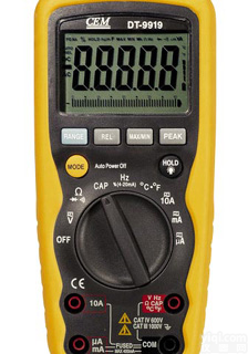 防水数字<em>万用表</em>DT-9919使用<em>原理</em>