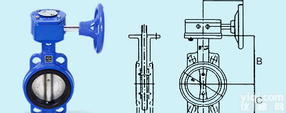 D71X、D371X<em>对夹式</em><em>橡胶</em>封<em>蝶阀</em>