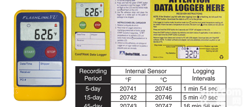 DeltaTrak FL VU 出口<em>数据记录仪</em> <em>温度记录仪</em> 温度表