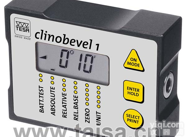 <em>瑞士</em>TESA数显电子<em>倾角</em>仪|ClinoBEVEL1 USB