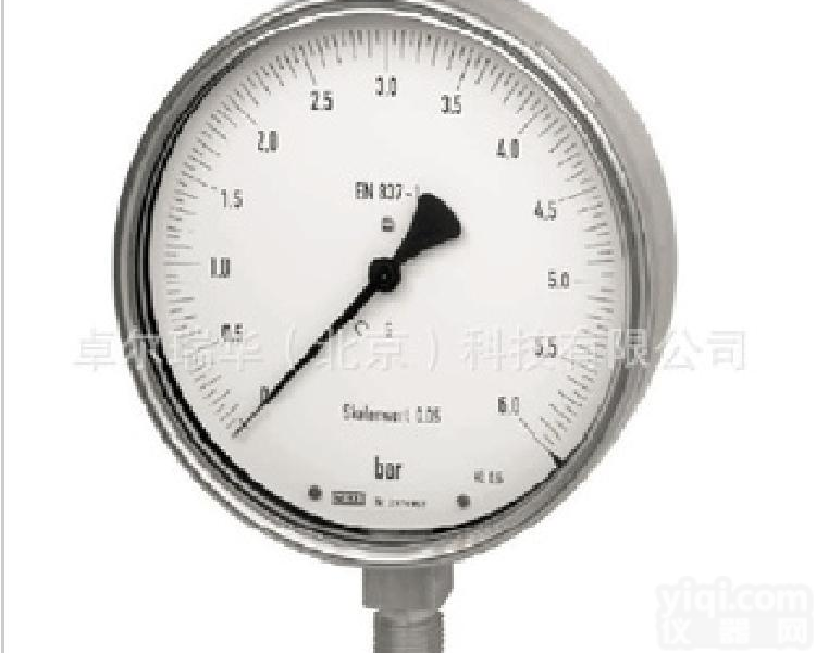 WIKA 312.20 波登管<em>压力表</em><em>精密</em><em>压力表</em>,<em>精度</em>0.6,EN837-1可充油耐震
