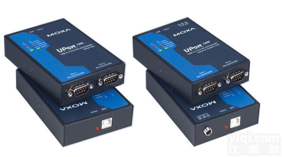 2<em>串口</em>RS-232/422/485 USB转<em>串口</em><em>集线器</em>，带2KV光隔保护