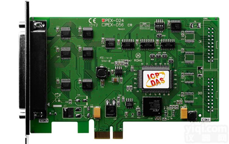 PCI Express<em>总线</em>，高速24<em>通道</em>DIO卡