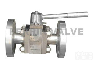 <em>国标</em>三块式高压<em>球阀</em>, Q41F<em>法兰</em>高压<em>球阀</em>适用温度