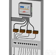 剩余电流式电气火灾监控<em>探测器</em> ，一体式火灾<em>监测仪</em>