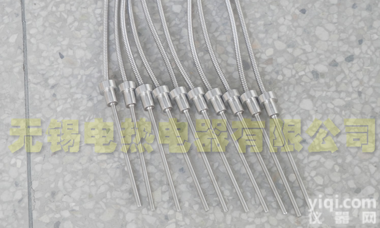 不锈钢<em>软管</em><em>螺纹</em>固定PT100温度传感器、热电偶、热电阻