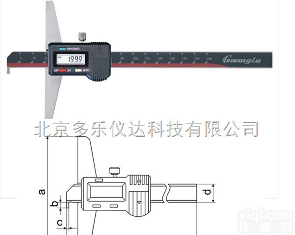 DL2030<em>双钩</em>头<em>数显</em><em>深度</em>尺