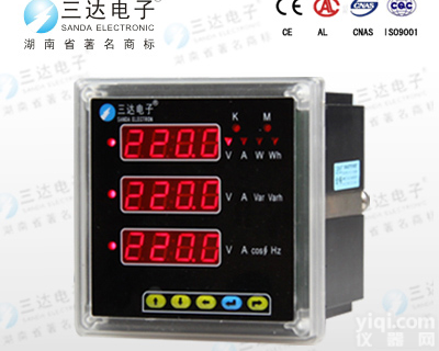 ESS960EY多功能电力仪表，数显仪表-<em>株洲</em>三达电子十年<em>专业生产</em>！