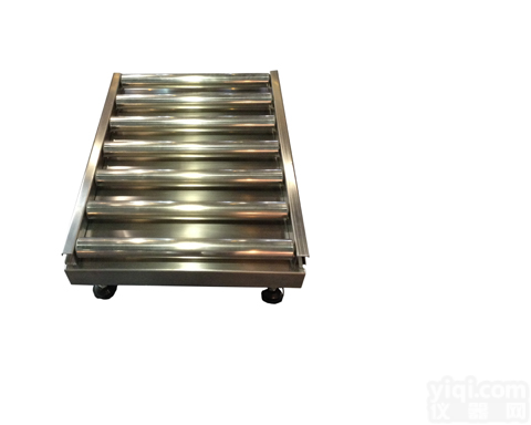 500kg<em>滚筒</em>式平台称/<em>浙江</em>地磅台面带滚轮平台称