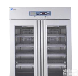 湖北销售4℃1500L<em>立式</em>双<em>开门</em>血液冷藏箱