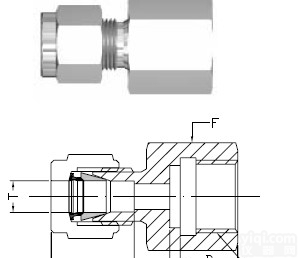 双<em>卡套</em>转<em>压力表</em>接头