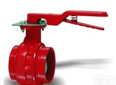 手柄式球墨铸铁<em>沟槽</em>式<em>蝶阀</em>厂家，巨瀚手柄<em>沟槽</em><em>蝶阀</em>上海供应商