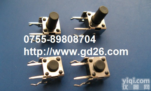 6*6带<em>支架</em>轻触<em>开关</em>/卧式轻触<em>开关</em>