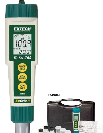 美国<em>EXTECH</em> EC410防水型<em>笔式</em>电导率TDS盐度计套装