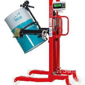 350公斤抱式<em>油桶</em>电子倒料秤<em>生产商</em>500千克<em>油桶</em>堆高倒桶秤畅销