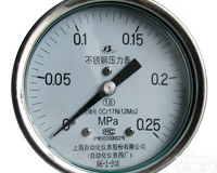 <em>压力仪表</em>Y-153B-FZ <em>不锈钢</em>压力表