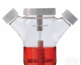 <em>美国</em>Wheaton 双侧壁<em>悬浮</em>玻璃细胞培养瓶，双侧壁<em>悬浮</em>玻璃细胞培养瓶