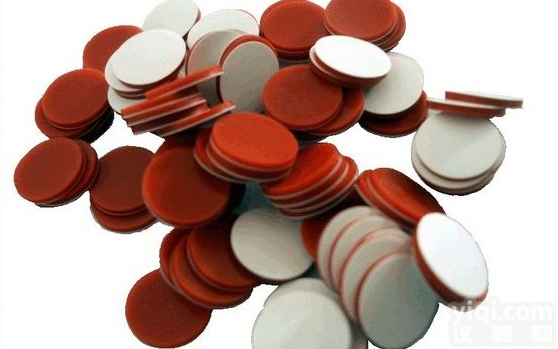 红色硅胶<em>垫片</em>/2ml<em>样品</em>瓶垫/白色特氟龙