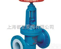 J41F4<em>耐腐蚀</em>衬氟<em>截止阀</em>