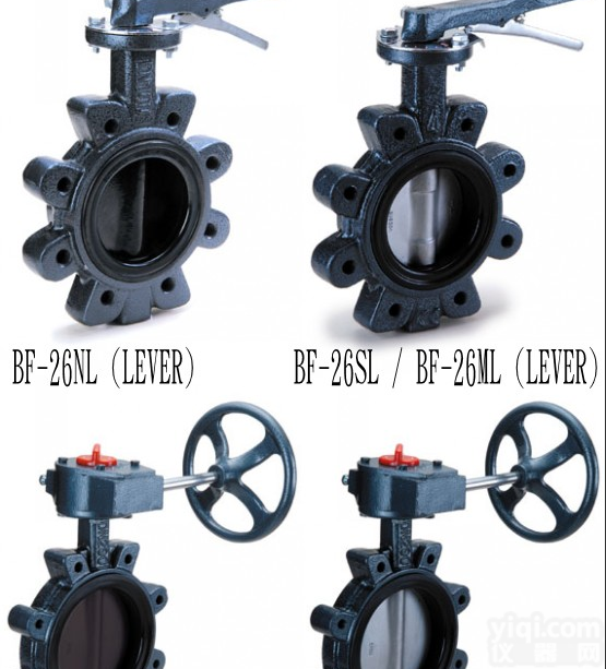 <em>台湾</em>317<em>铸铁</em>凸耳式<em>蝶阀</em>