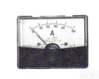 矩形直流<em>电流表</em>，69C7-A，<em>上海</em>自一船用仪表厂