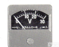 <em>方形直流电流表</em>，84C4-A，上海自一船用仪表厂